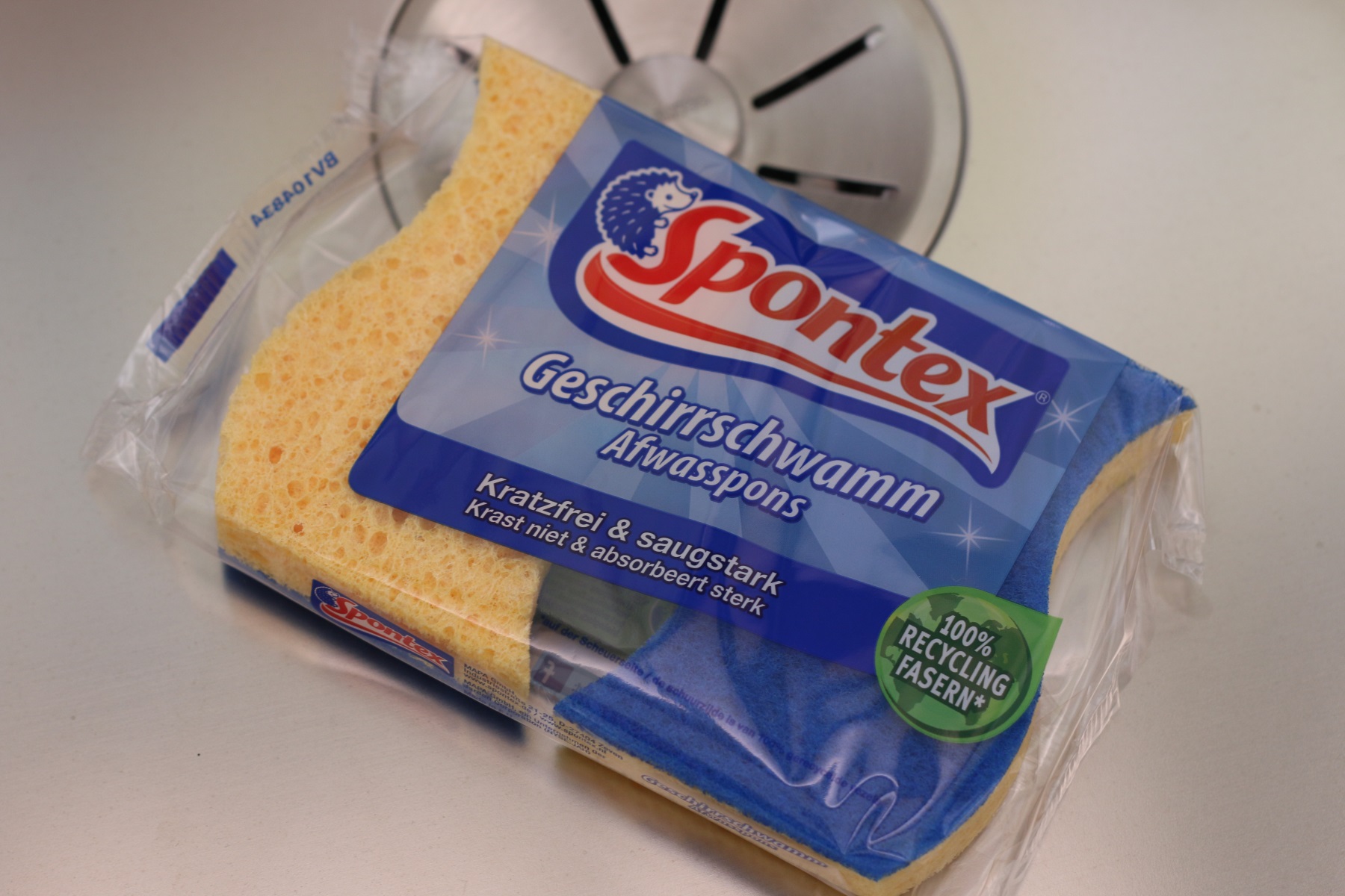 thumbnail image 2 of Spontex Yellow Polishing Sponge – Viskoseschwamm, 135x90x37mm, Made In Germany, For Car Care 2 of 6